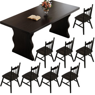 Ensemble de salle à manger Black Wood