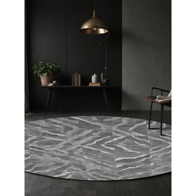 Tapis gris lavable à la machine