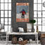 «Skiing is importanter», impression sur toile-787912857