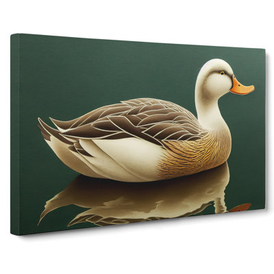 Serene Duck - Wrapped Canvas