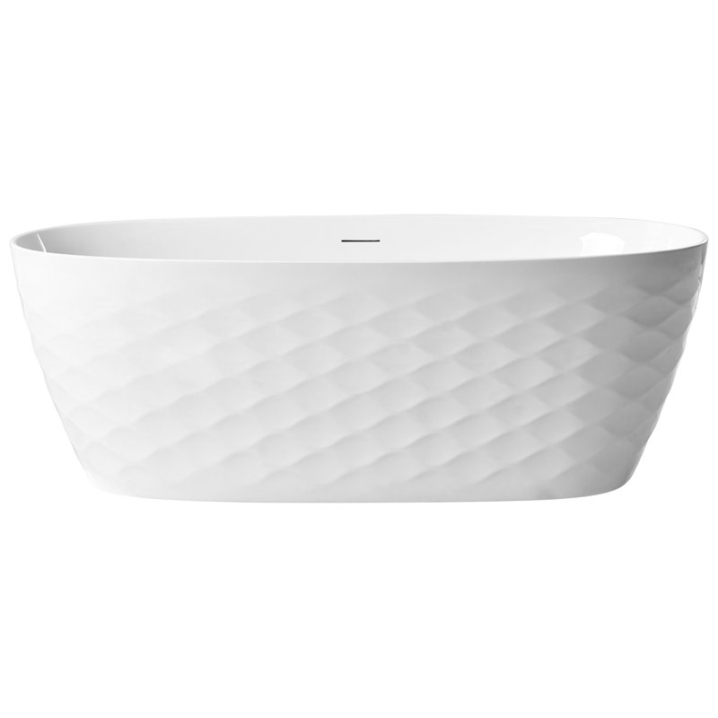 Mailloux 1700mm x 800mm Freestanding Acrylic Bathtub