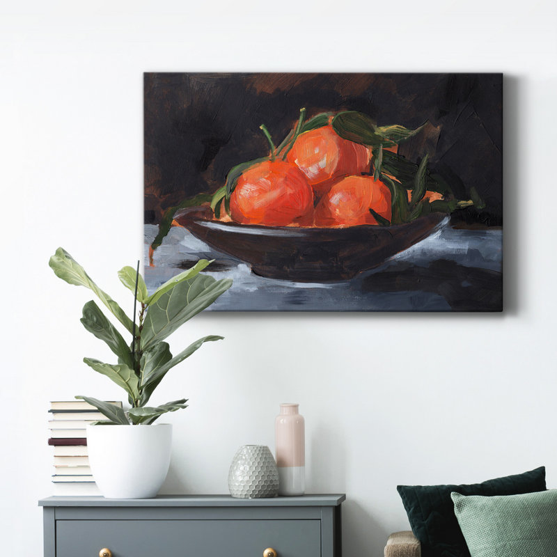 Fruit Plate II - impression sur toile tendue, H 60 po x l 40 po x P 1 po