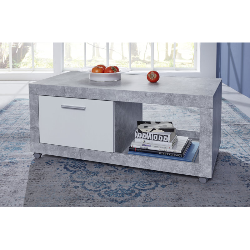 Esir Solid Coffee Table with Storage