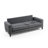3-Seat Sofa Bed with Turnable Backrest, Dark Grey, 82.7 x 35.4 x 33.5 inches | BEECH WOOD Frame, 100% Polyester Fabric, 28 DNS Foam | Includes 2 Cushions (18 x 18 inches) | Ideal for Modern Living Rooms & Guest Rooms