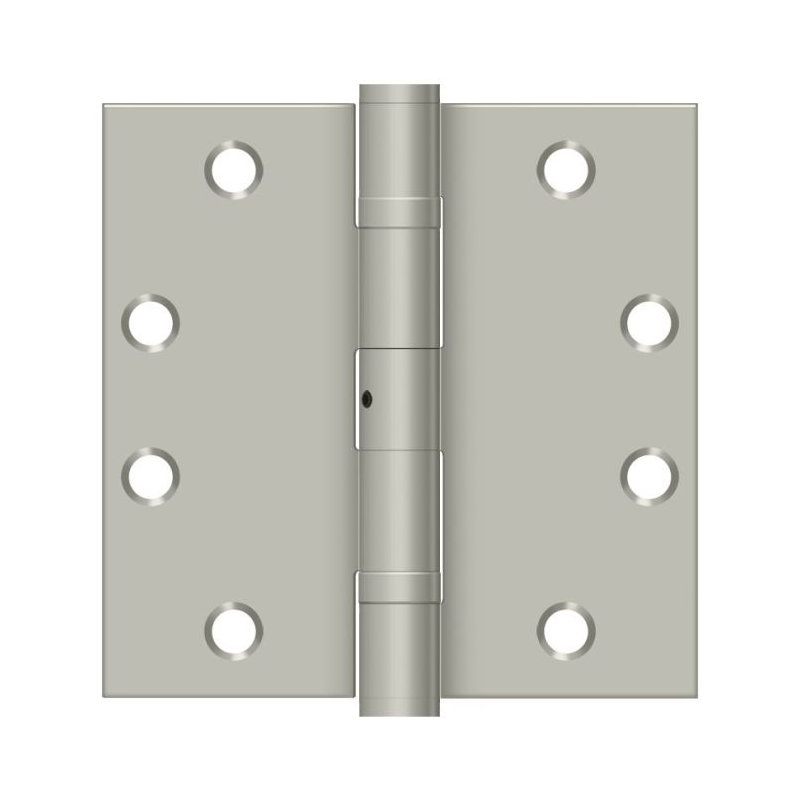 102'' x 102'' Steel Butt Bearing Hinge, Brushed Nickel