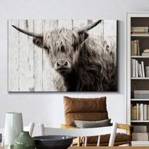 Augper Clearance Funny Cow Wall Decor Room Decor Cute Cow Prints