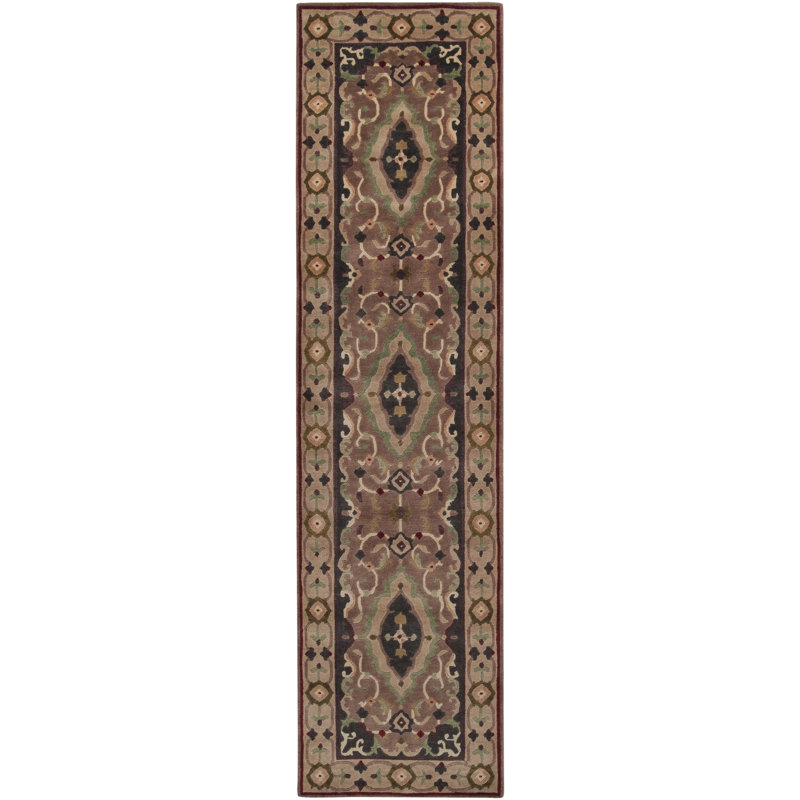 Baudin Wool Oriental Indoor Rug, Runner 2'6" x 10'