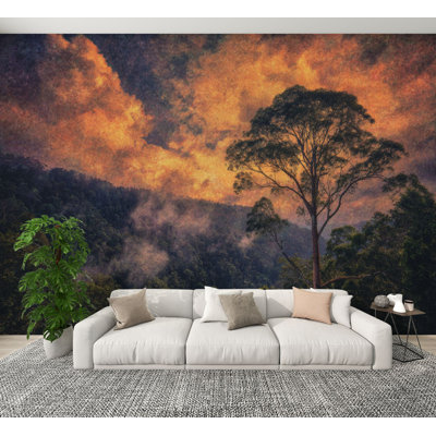 Papier peint adhésif pour forêt tropicale Rainforest Dramatic Rainforest Landscape