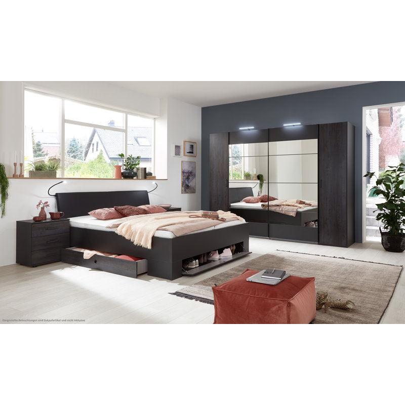 Arujan 4 Door Manufactured Wood Wardrobe