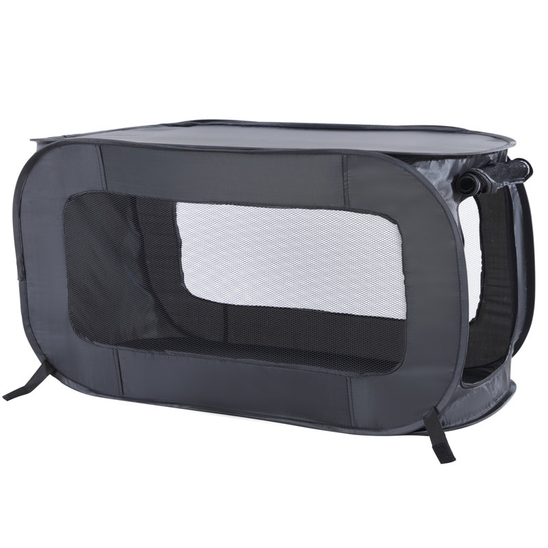 Support pour animaux Pop-up Kennel, L 33 po x l 20 po x H 18 po, Noir