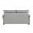 Gray Chenille Sectional With Sleeper Function And Storage Options Elegant Cushions