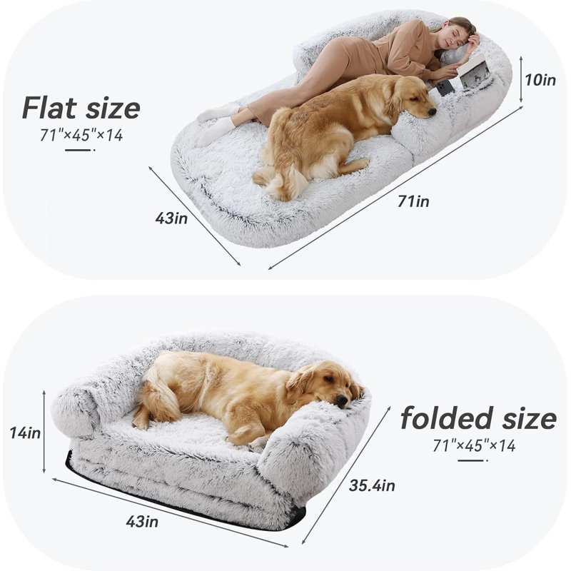 Faux Fur Pet Bed