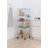 TRINITY EcoStorage Chrome 5-Tier NSF Steel Wire Shelving w/ Baskets & Wheels (18 in. W x 18 in. D)
