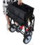 Chariot de pique-nique pliable polyvalent - 600D, poignée réglable, chariot de magasinage extérieur noir capacité de 150 lb,-322638738