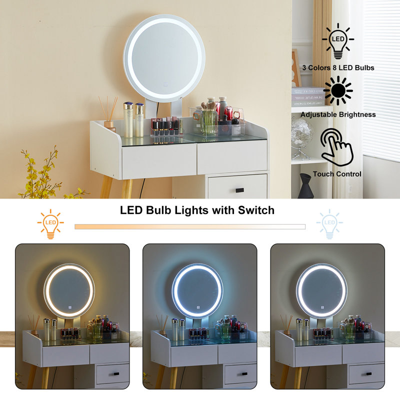 Dressing Table with Mirror