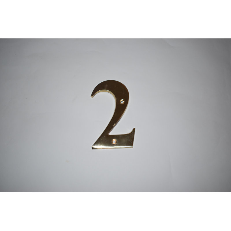 Sarang 19cm H Metal House Number, 2