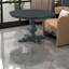 Tables de salle à manger rustiques en bois gris anthracite pour la décoration intérieure
