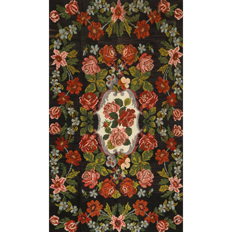 Floral Indoor Rug, Rectangle 3' x 5'