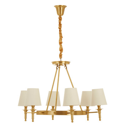 Bahamas 6 - Light Shaded Chandelier