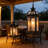 Outdoor Pendant Light Fixture With Seeded Glass, Durable Aluminum Construction, Adjustable Chain For Porch, Patio, Entryway - UL Listed, Weather Resistant