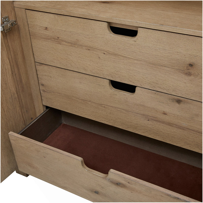 Armoire en chêne noueux anglais