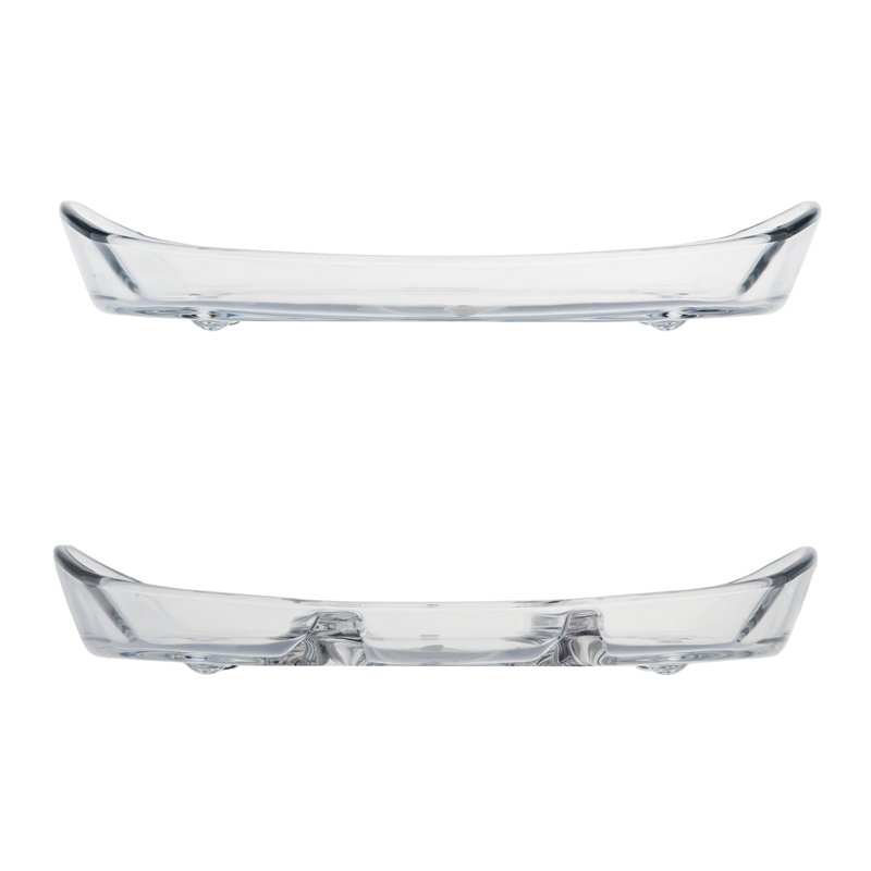 Ensemble de plateaux en verre Medico, H 4 po x L 11,75 po x l 6,5 po
