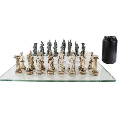 Cumbie World Menagerie Frosted Glass Chess