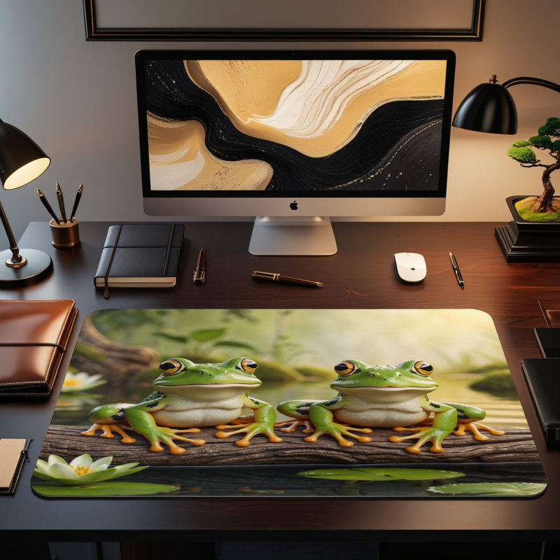 Polyester Desk Pad, 14.4x12.1