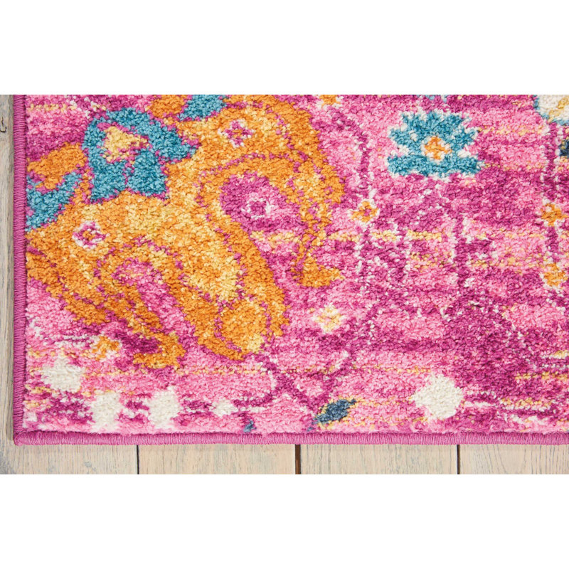 Dreher Oriental Indoor Rug, Rectangle 6'7" x 9'6"