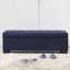 Long banc de rangement rembourré en bois foncé foncé-1517470669