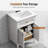 24" Traditional Free Standing Single Bathroom Vanity with One-Piece Ceramic Top and Integrated Sink-936195385