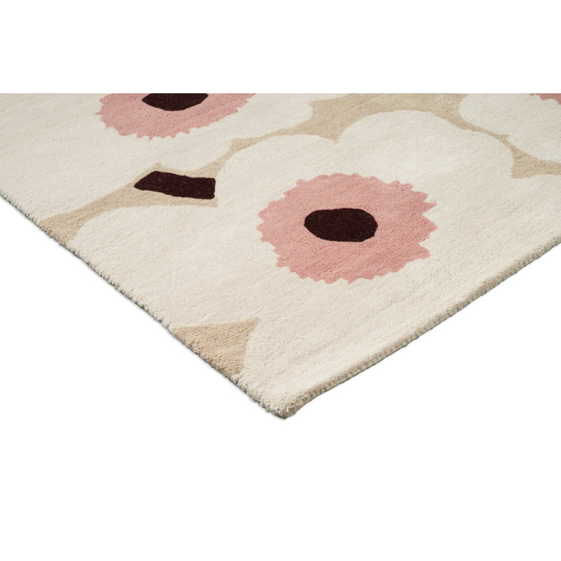 Unikko Honey | 132406, Beige/Pink, Rectangle 6'7" x 9'2"
