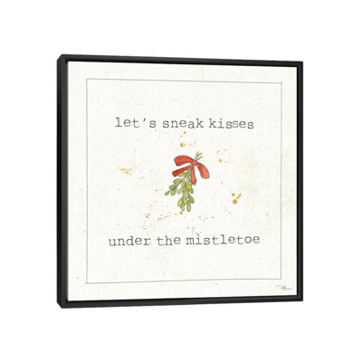 « christmas minnies iii : under the gui » par "pela studio, reproduction d’impression sur toile tendue