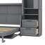 Lit escamotable Murphy avec grande armoire, tiroirs et étagères-563631731-563631729