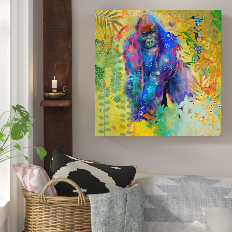 Evelia - Wrapped Canvas Print, 45cm H x 45cm W x 3.8cm D