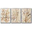 Parchemin corail I, ensemble de 3 toiles encadrées-97711066-97711067