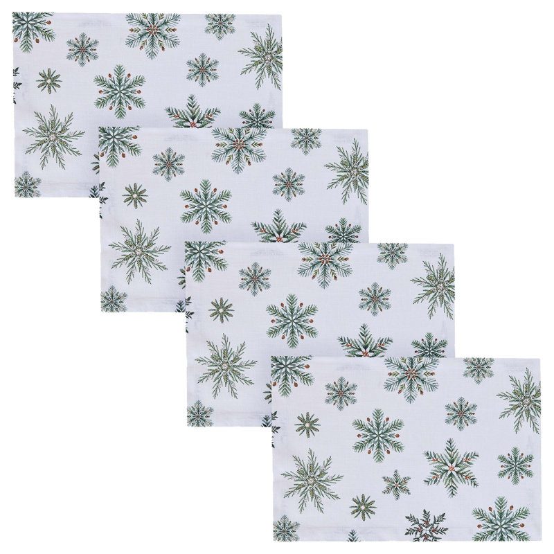  Ensemble de 4 napperons Holiday