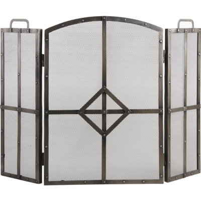 Puente Iron Fireplace Screen