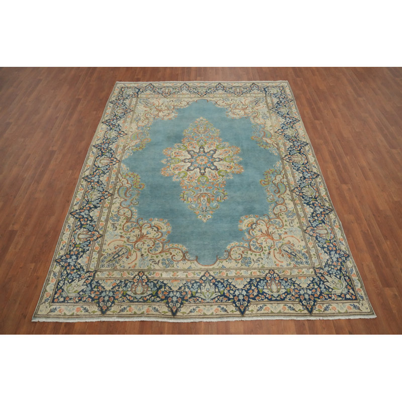 Tapis bleu 7 x 10
