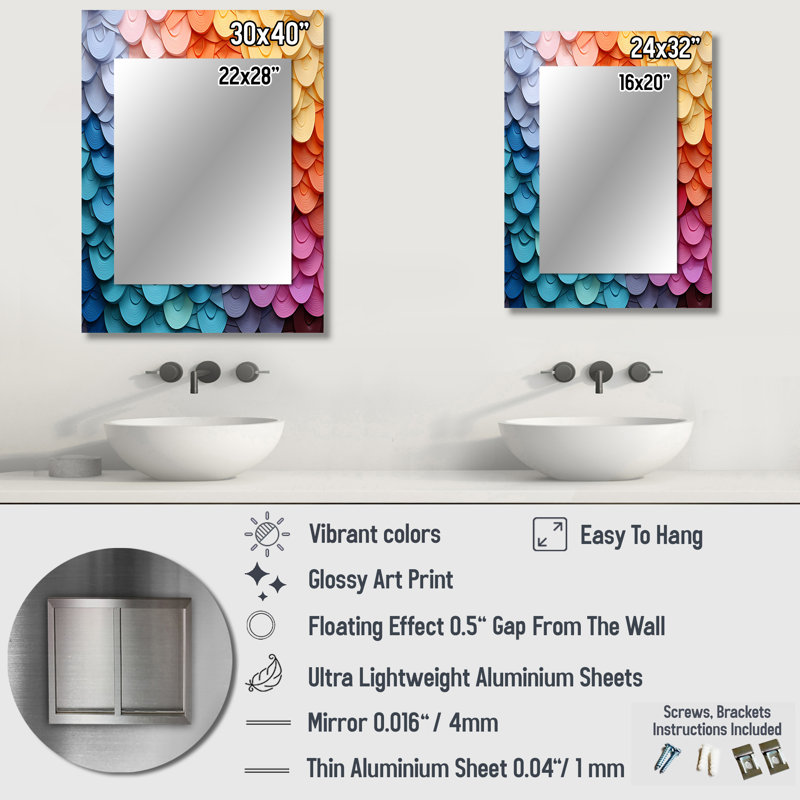 Opt Art Harmonious Spectrum II, 32 po x 24 po