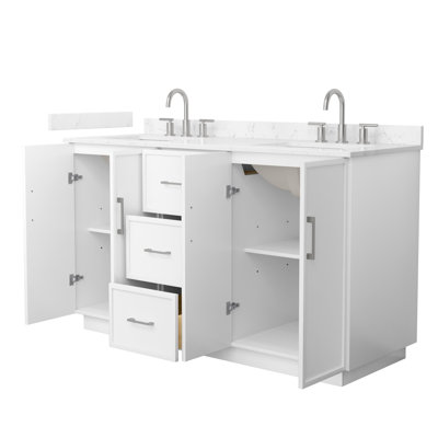 Ensemble de meuble-lavabo double 60 po Elan