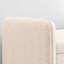 Tabouret de rangement en velours avec espace de rangement Teddy