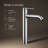 Components Single-Handle Bathroom Sink Faucet-96342254