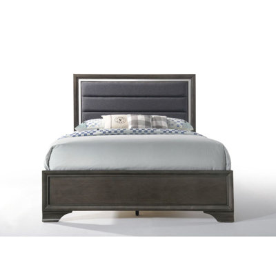 Lit plateforme capitonné horizontal Juliet