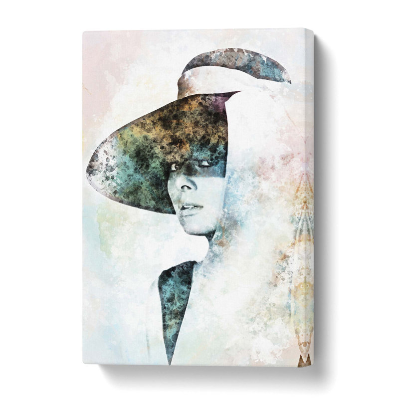 Audrey Hepburn Portrait - Wrapped Canvas, 50.8 cm H x 35.6 cm W
