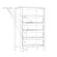 Abhiraj 69.8 cm W Chest of 4 Drawers