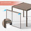 Écran d'intimité d'extérieur rétractable pour accessoires de pergola, 12 pi, protection résistante aux rayons UV-122522902-122522899