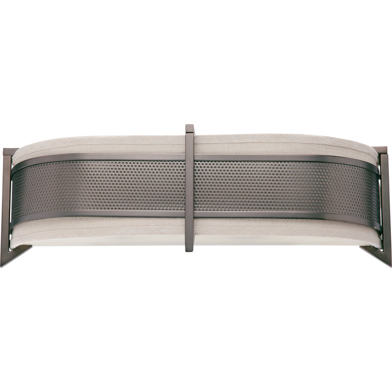 Barre d'éclairage de salle de bain 3 lumières Moorer, Bronze noisette / kaki / incandescent