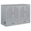 Lit moderne gris avec de nombreuses options de tiroirs - Capacité de rangement pour les vêtements et la chambre à coucher-1030616057-1030616059
