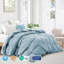 Insertion de couette toutes saisons en duvet d'oie blanche et en duvet avec housse 100% coton 300TC, simple-2050847860-2104695303